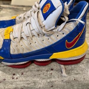 Nike LeBron James Basketball Blue Athletic Sneakers